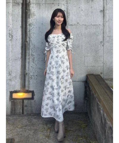 【WEB限定/ROSE Collection】ROSEプリントワンピース