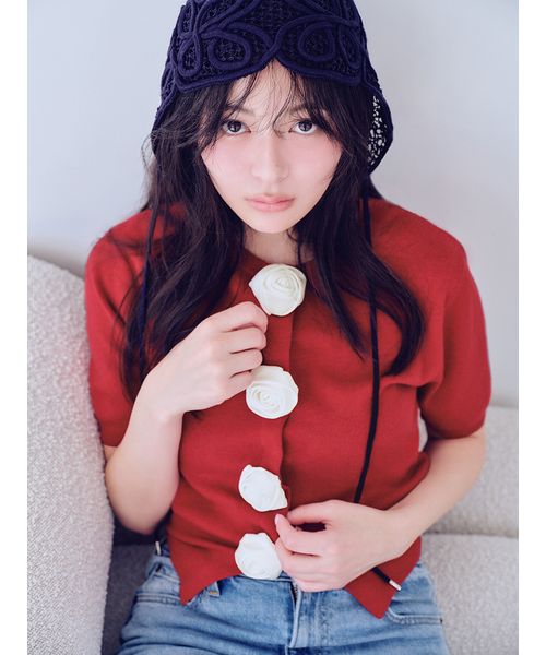 レッド系｜カーディガン｜SNIDEL(スナイデル)｜阪急百貨店公式通販