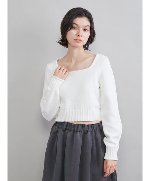 スクエアネックニット(508757762)｜阪急百貨店公式通販サイト｜阪急