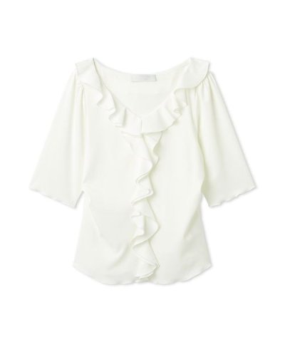 【洗える】ラッフルカットトップス