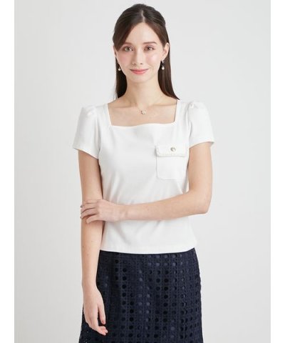 【洗える】トリムポケットTシャツ