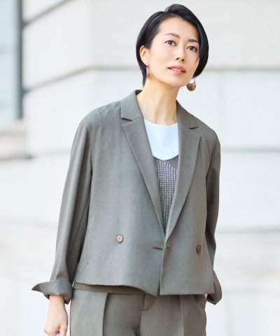 【カタログ掲載・人気素材・セットアップ対応】リネンライクシンセティックショート