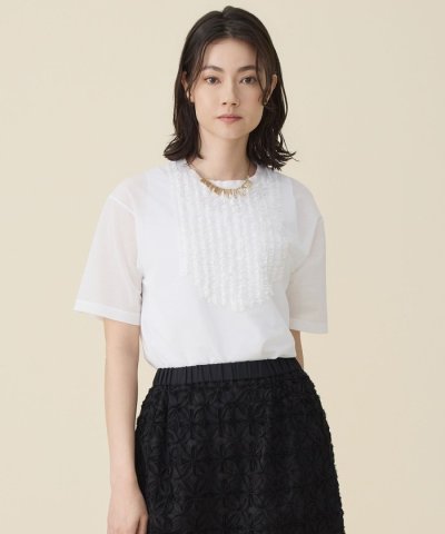 シアーフリルジャージー カットソー