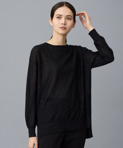 【カタログ掲載】ファインゲージスパングルプルオーバー ニット