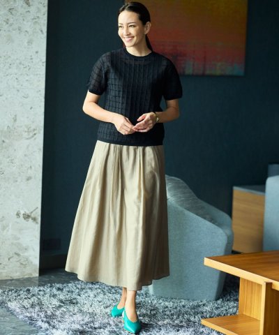 【カタログ掲載・セットアップ対応】エアリーローンプレーン スカート