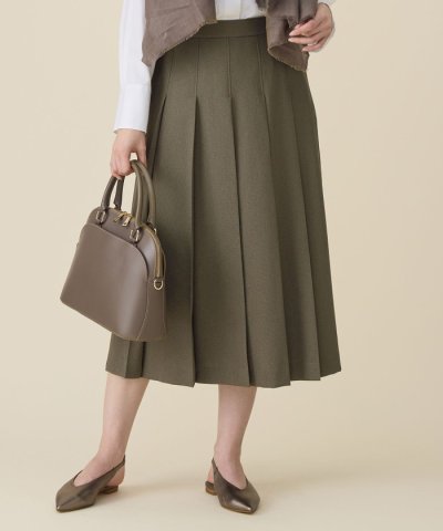 【セットアップ対応】リネンライクシンセティックタック スカート