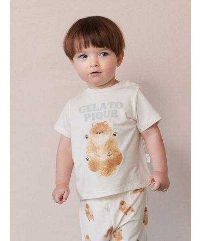 【BABY】ドッグワンポイントTシャツ