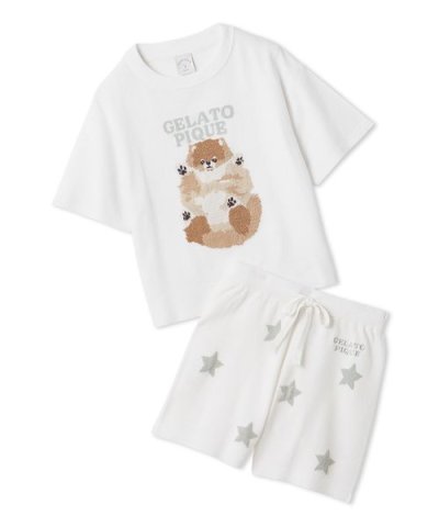 【JUNIOR】ドッグジャガードプルオーバー&ショートパンツセット