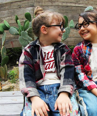 デニムダンガリー DENIM DUNGAREE Uneven Plaid Shi