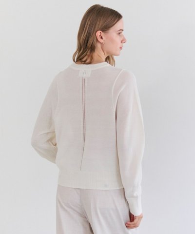 ARSENOPY / コットンドライタッチクルーネックニット