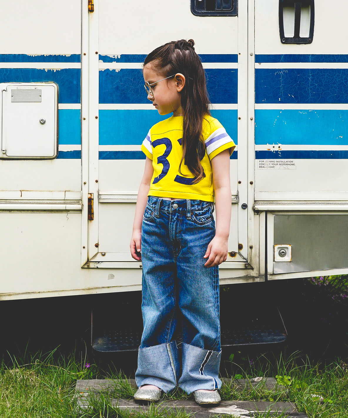 ゴートゥーハリウッド GO TO HOLLYWOOD Denim Rolled－(508758720