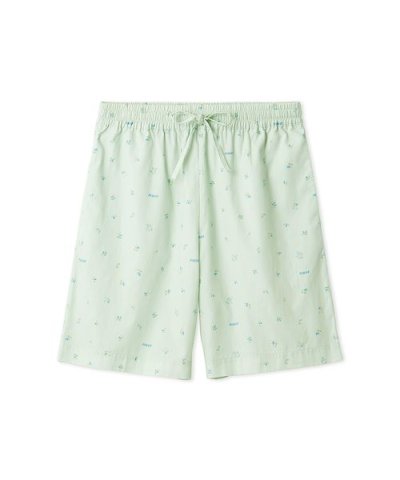 【HOMME】リトルフラワー柄プリントハーフパンツ