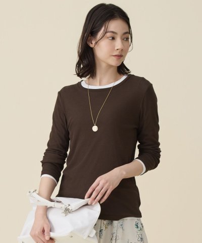 レイヤリングシアーインナー カットソー