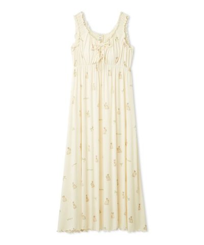 ラビット柄カップインワンピース