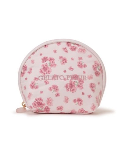 さくら柄半月ポーチ