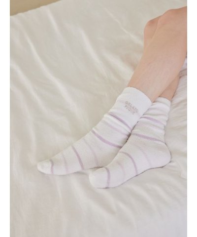 ウォッシャブルスムーズィーボーダーソックス