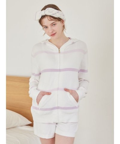 ウォッシャブルスムーズィーボーダーショートパンツ