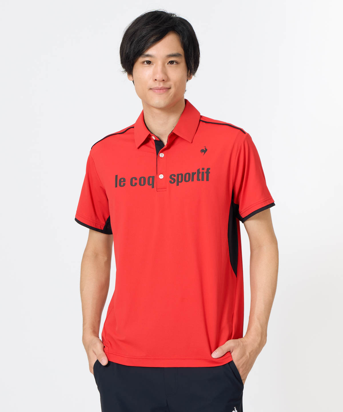 ルコックスポルティフ le coq sportif 接触冷感ストレッチポロシャツ