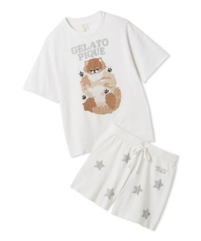 【ONLINE限定】ドッグジャガードプルオーバー&ショートパンツセット