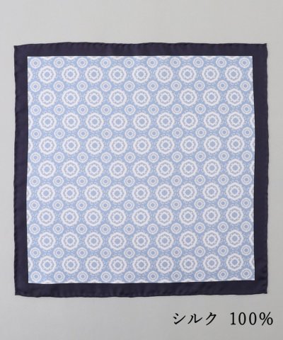 日本製【シルク100％】オリジナル柄チーフ（26年春夏）