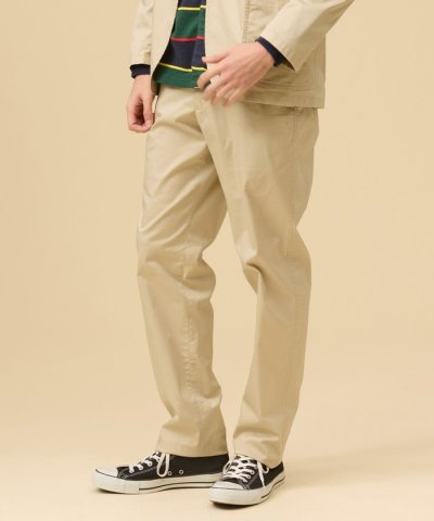 グリストーンツイル スリムテーパード パンツ
