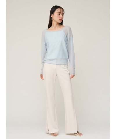 スリットカットパンツ