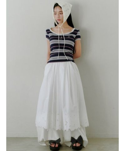 エンブロイダリースカート