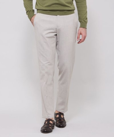 【WEB・一部店舗限定】ポプリンストレッチパンツ