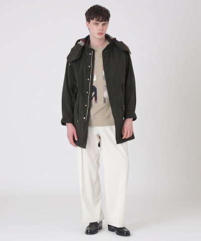 ガーメントダイシアーリップタフタモッズパーカー