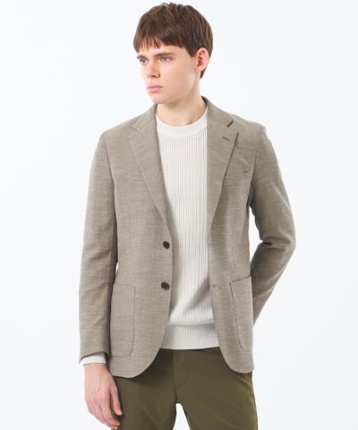 テーラードジャージー ジャケット TOLLEGNOへリンボン