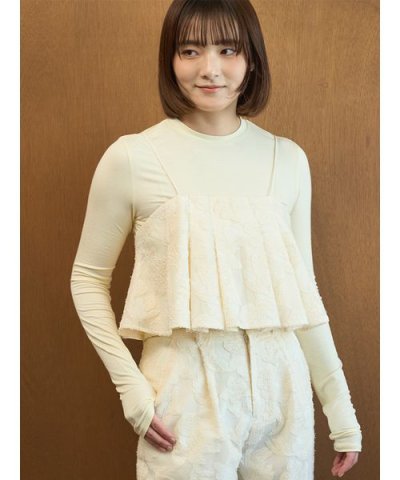 ジャガードタックビスチェ【セットアップ対応】