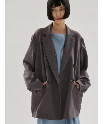 リラックスダブルブレストジャケット【セットアップ対応】