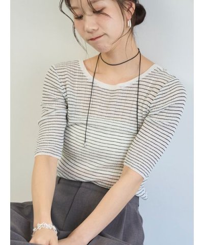 シアーリブニット