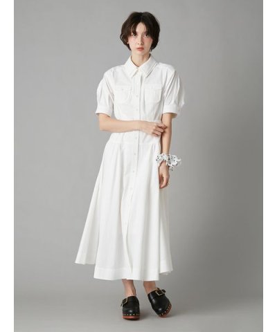 ポケットディテールシャツワンピ