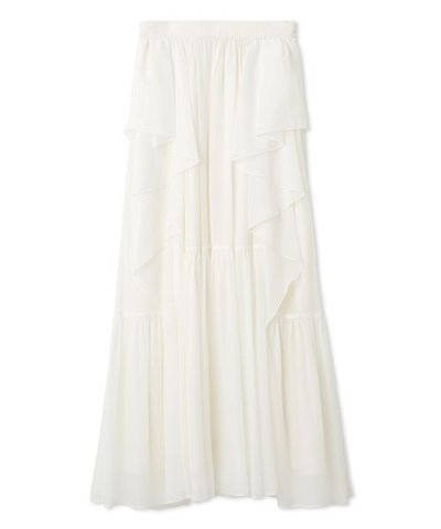 シアーカスケードボリュームスカート