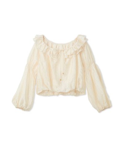 エアリーダブルフリルブラウス