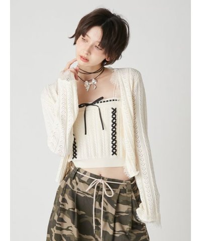 レースアップアンサンブル