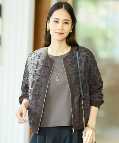 【SHIHOさん着用・展示会人気No.1・こだわり素材】テープエンブロイダリー