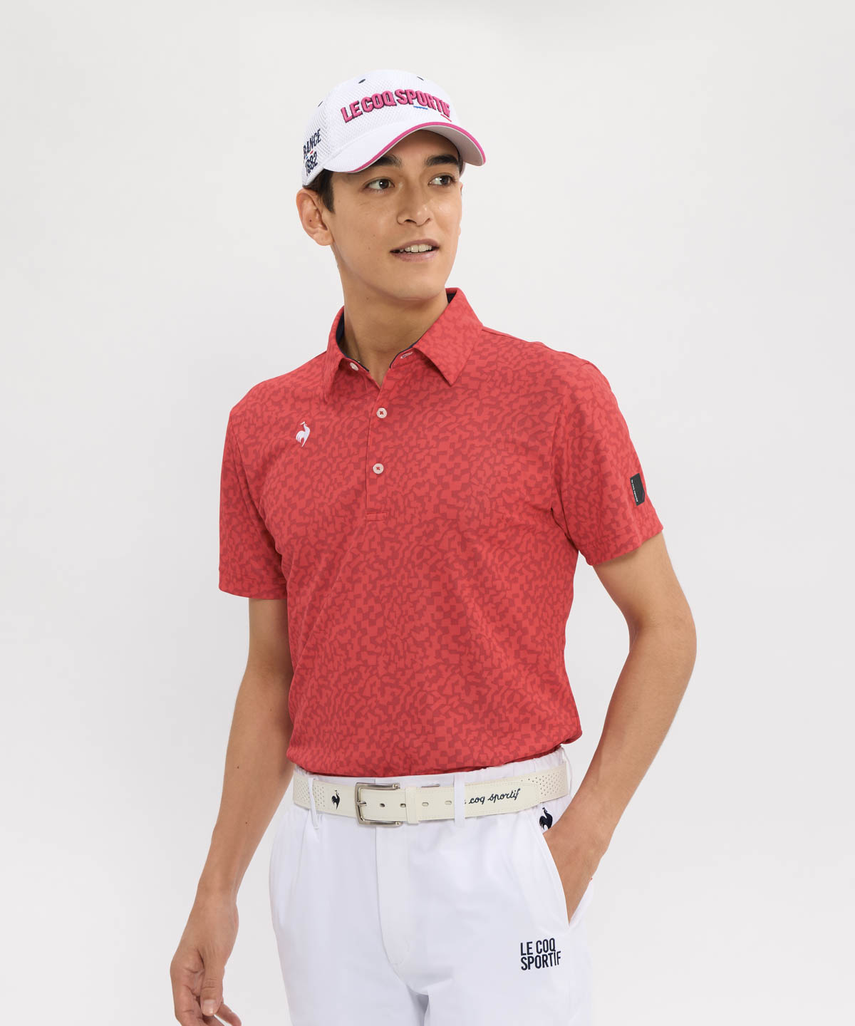 ルコックスポルティフ ゴルフ le coq sportif golf ミナモ柄半