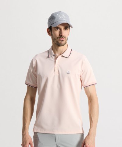 マンシングウェア MUNSINGWEAR ナイロンメッシュストレッチ半袖ポロシャ