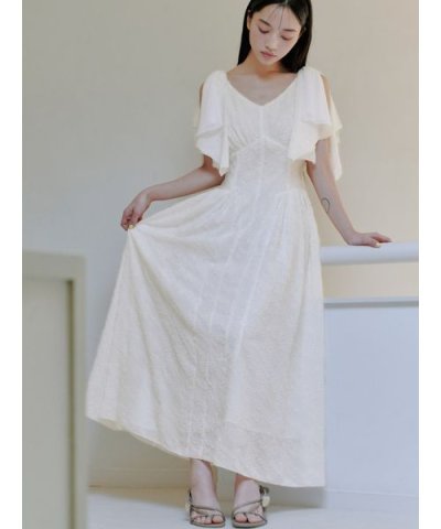 リボンジャガードワンピース