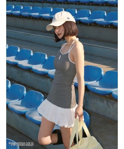 【MLB】ヘムバルーンカットキャミワンピース