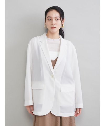 シアーテーラードジャケット