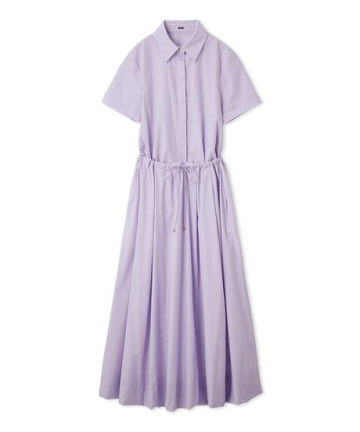 ストライプセパレートバルーンシャツワンピース