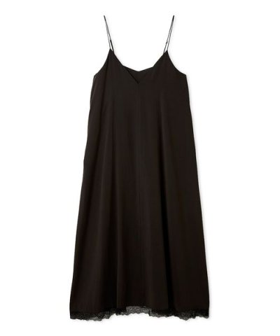 レースヘムキャミワンピース