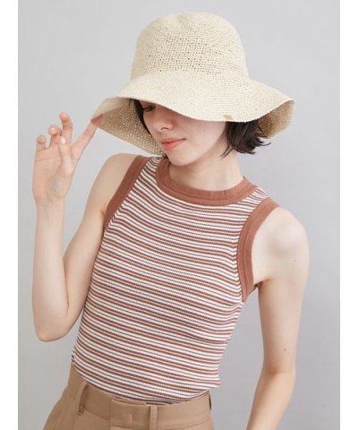 細編みペーパーキャペリンハット