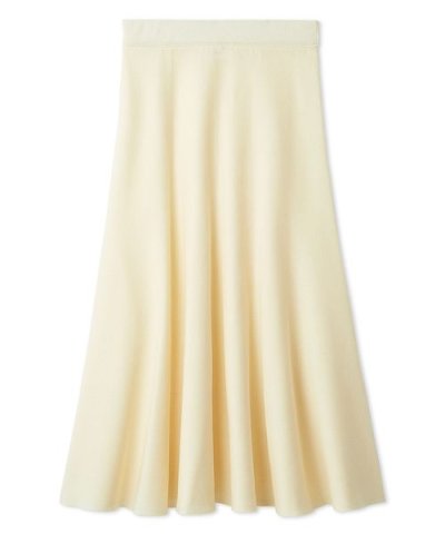 【ウォッシャブル】ドライタッチフレアニットスカート