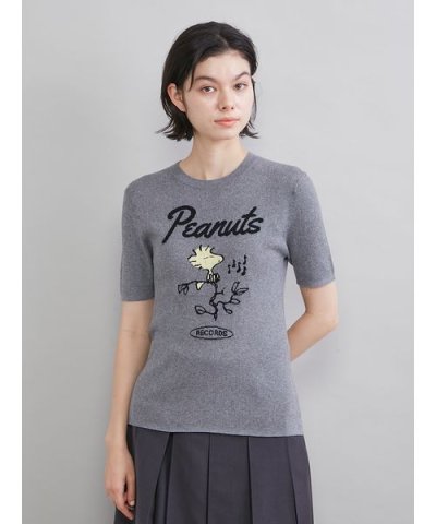 【PEANUTS RECORDS】ウッドストックジャガードリブニット