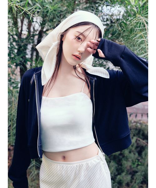 【新品未使用】【FRAY I.D】ジップパーカー／UVカット・ウォッシャブル LUMISHADE】ジップパーカー／UVカット・ウォッシャブル(508761704