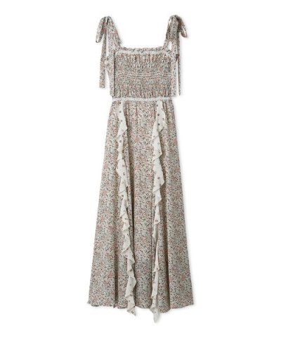 【FRAY I.D MADE WITH LIBERTY FABRIC】ラッフルキ